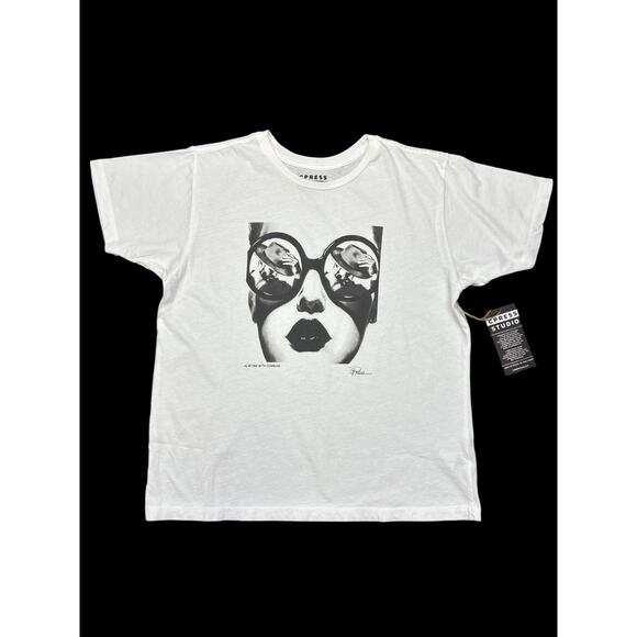 CPress Studio Flirting With Cowboys Mushie T-shirt Designer White Large - Picture 1 of 5